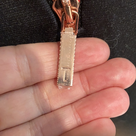 TED BAKER Gilanno Magnificent V neck Bodycon Dress Black Size 3 - Picture 6 of 9